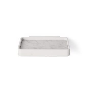 Menu Shower Tray, White/White Marble